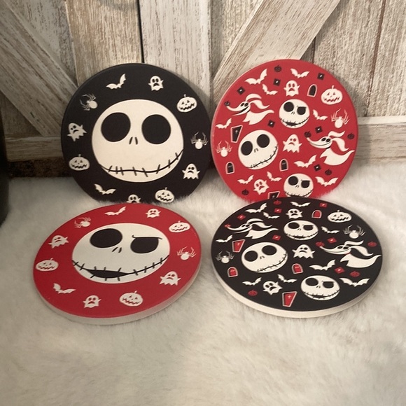 Disney Nightmare Before Christmas Ceramic Coasters - Picture 1 of 7